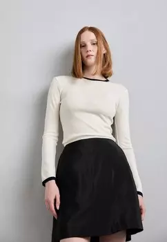 Футболка с длинным рукавом Longsleeve BITE Studios, кремово-белая