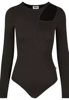Футболка с длинным рукавом Longsleeve Urban Classics, черный