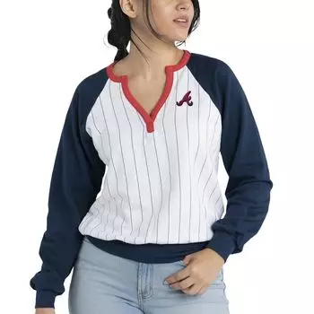 Футболка с длинным рукавом Lusso Atlanta Braves, белый