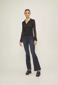 Футболка с длинным рукавом Mackenzie Diane von Furstenberg, черная