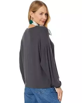 Футболка с длинным рукавом Madewell Cider Long Sleeve Tee, цвет Coal