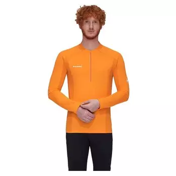 Футболка с длинным рукавом Mammut Aenergy FL Zip, оранжевый