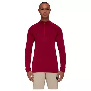 Футболка с длинным рукавом Mammut Trift Half Zip, красный