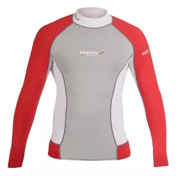 Футболка с длинным рукавом Mares Rash Guard Trilastic DC, серый