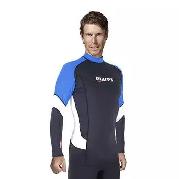 Футболка с длинным рукавом Mares Rash Guard Trilastic, синий