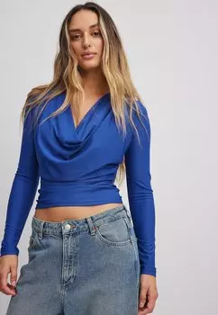 Футболка с длинным рукавом MEHRWEG-WASSERFALL NA-KD, синий