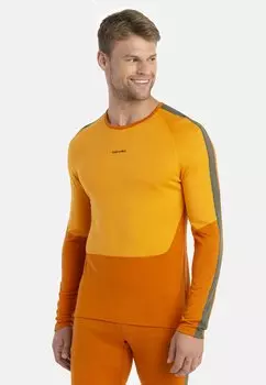 Футболка с длинным рукавом Merino 200 Sonebula Ls Crewe Icebreaker, цвет earth solar loden cb