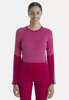 Футболка с длинным рукавом MERINO 200 SONEBULA LS CREWE Icebreaker, розовый