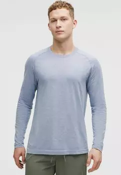 Футболка с длинным рукавом METAL VENT TECH LONG SLEEVE lululemon, синий