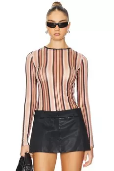 Футболка с длинным рукавом Miaou, мультиколор