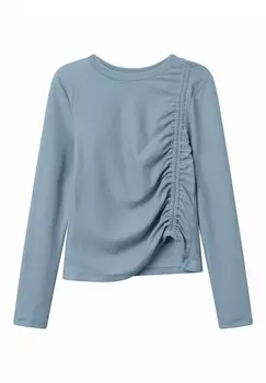 Футболка с длинным рукавом Mit Glitzer LMTD, цвет ashley blue