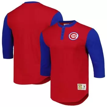 Футболка с длинным рукавом Mitchell & Ness Chicago Cubs, красный