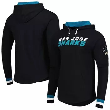 Футболка с длинным рукавом Mitchell & Ness San Jose Sharks, черный
