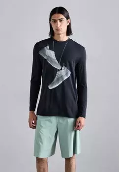 Футболка с длинным рукавом MM6 MAISON MARGIELA X SALOMON, черный