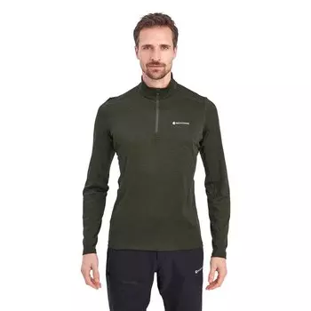Футболка с длинным рукавом Montane Dart Zip Neck, зеленый