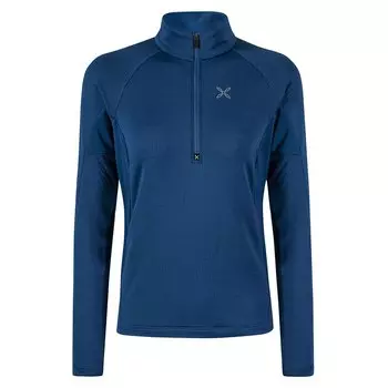 Футболка с длинным рукавом Montura Run Soft 2 Half Zip, синий