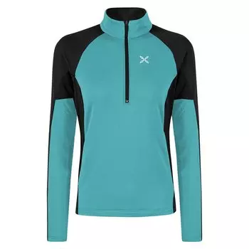 Футболка с длинным рукавом Montura Run Soft 2 Half Zip, синий