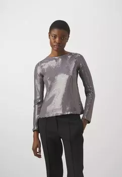 Футболка с длинным рукавом N°21, серая