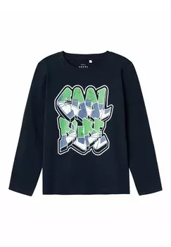 Футболка с длинным рукавом Name it, цвет Dark Sapphire