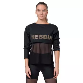Футболка с длинным рукавом Nebbia Intense Mesh, черный