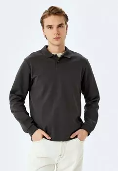 Футболка с длинным рукавом NECK Koton, антрацит