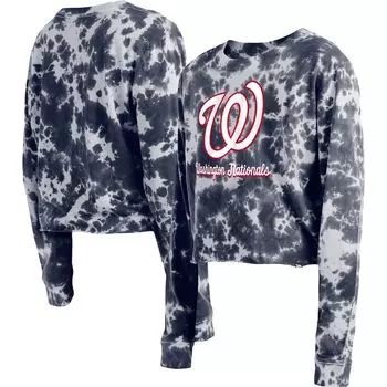 Футболка с длинным рукавом New Era Washington Nationals, нави