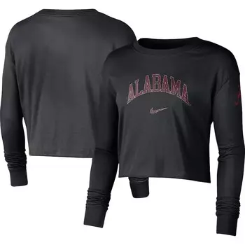 Футболка с длинным рукавом Nike Alabama Crimson Tide, черный