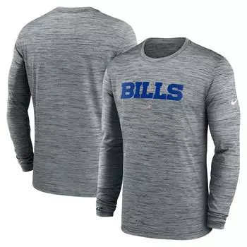 Футболка с длинным рукавом Nike Buffalo Bills, серый
