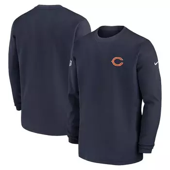 Футболка с длинным рукавом Nike Chicago Bears, нави