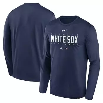 Футболка с длинным рукавом Nike Chicago White Sox, нави
