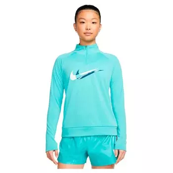 Футболка с длинным рукавом Nike Dri Fit Swoosh Run Midlayer, зеленый