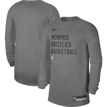 Футболка с длинным рукавом Nike Memphis Grizzlies, серый