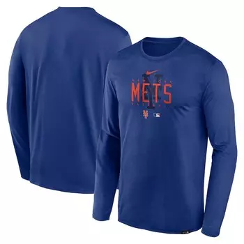 Футболка с длинным рукавом Nike New York Mets, роял