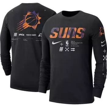 Футболка с длинным рукавом Nike Phoenix Suns, черный