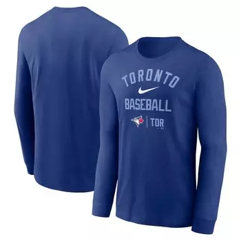 Футболка с длинным рукавом Nike Toronto Blue Jays, роял