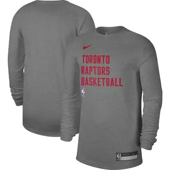 Футболка с длинным рукавом Nike Toronto Raptors, серый