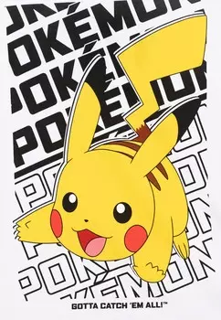 Футболка с длинным рукавом NKMAMAS POKEMON Name it, белый