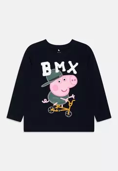 Футболка с длинным рукавом NMMJONIN PEPPAPIG Name it, темно-синий