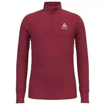 Футболка с длинным рукавом Odlo Zip Active W, красный