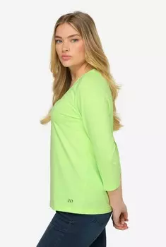 Футболка с длинным рукавом OEKO-TEX LAURASN, желтый