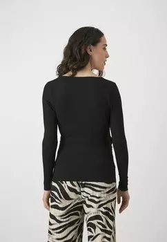 Футболка с длинным рукавом Olmlulu Wrap ONLY MATERNITY, черный