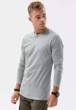 Футболка с длинным рукавом Ombre, серый меланж