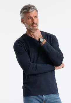 Футболка с длинным рукавом Ombre, темно-синяя