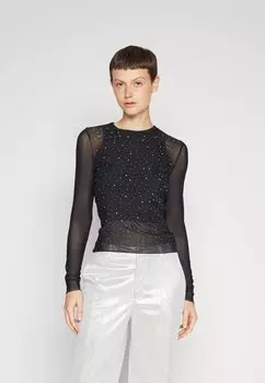 Футболка с длинным рукавом Onlelsa Shine ONLY, черный