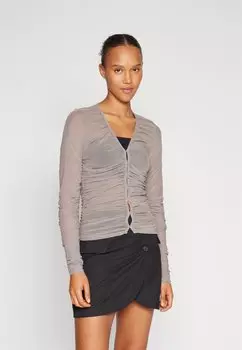 Футболка с длинным рукавом Onlmilan Ruching Top ONLY, цвет december sky