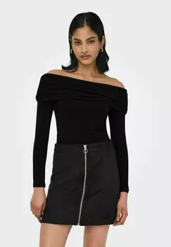 Футболка с длинным рукавом ONLY, черный