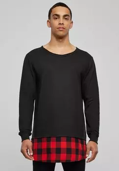 Футболка с длинным рукавом OPEN EDGE CREWNECK Urban Classics, черный
