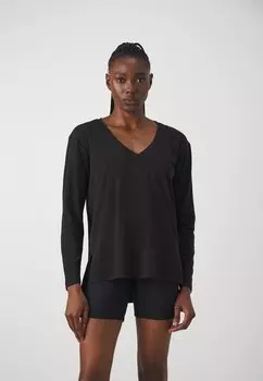 Футболка с длинным рукавом OUTBOUND NECK Athleta, черная