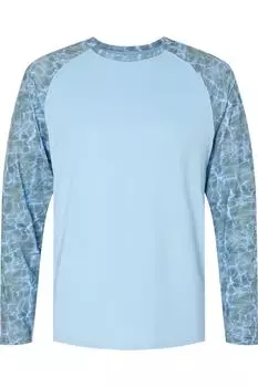 Футболка с длинным рукавом Paragon Panama Colorblock, цвет grey mist water