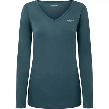 Футболка с длинным рукавом Pepe Jeans Corine, зеленый